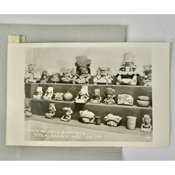 Museum Copies Terra Cotta Pre-Historic Zapotec Indians Oaxaca Mexico 1960s Vinta - Picture 3 of 11